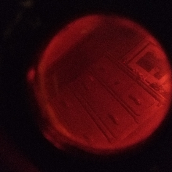 RARE **9/10 - Red quinoline cyanin dye Goggles Nightmare Vision Demon-Sight WW2 - Picture 2 of 9